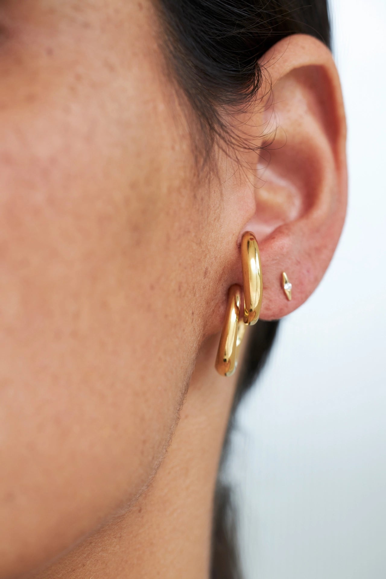 Pendientes de Aros Ocultos Clara
