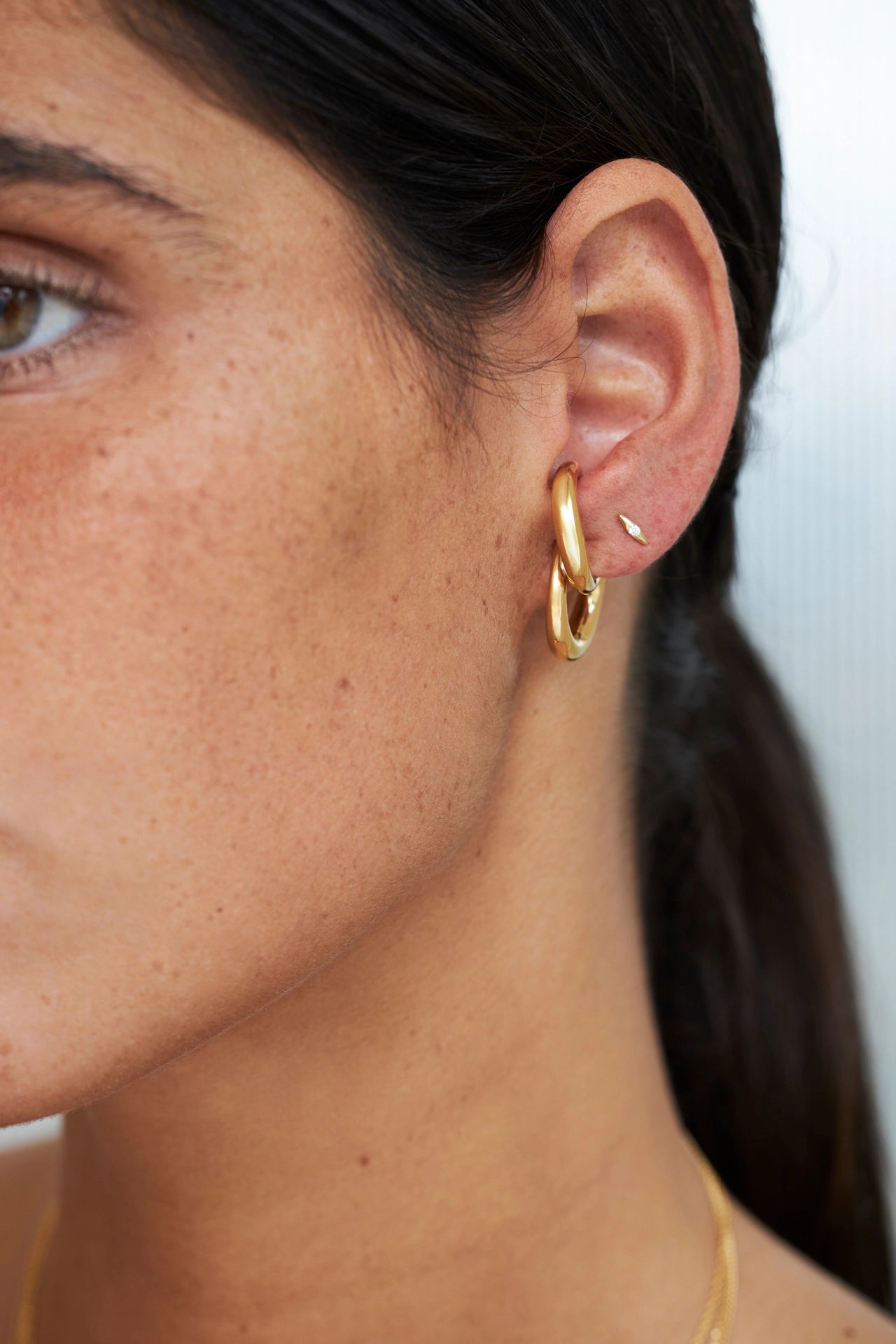 Clara Hidden Hoops Earrings