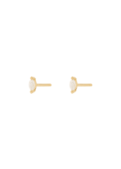 pendientes de diamante en forma de pera 18k Pendientes