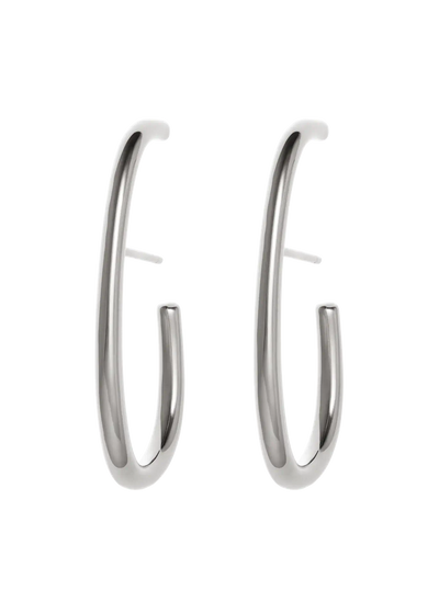 Elara Oval Hoops Earrings