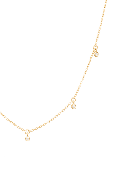 Five lucky diamonds 18k necklace Necklaces