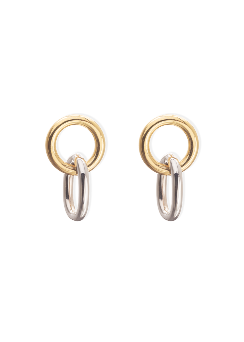 pendientes gilda two tone