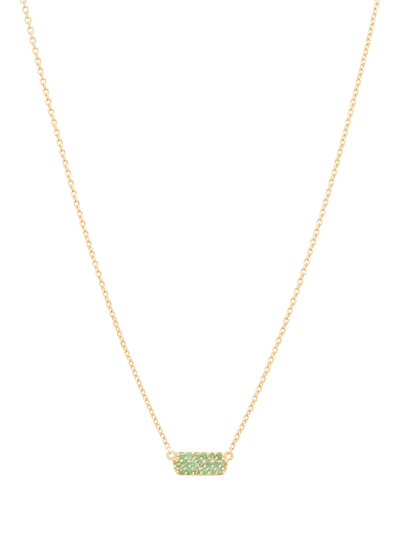 collar hannah 18k esmeralda Collares