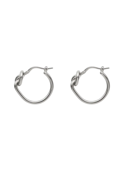 pendientes lucilla knot huggies