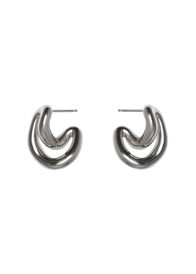 Pendientes Espiral Luna Pendientes