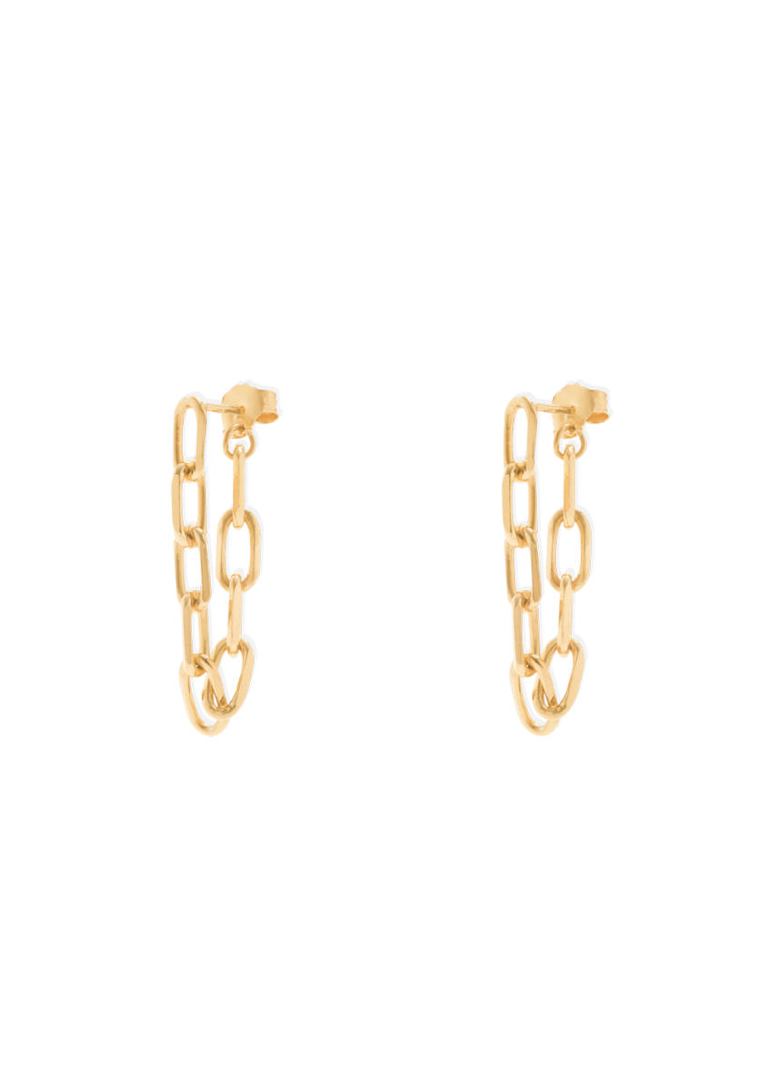 maja earrings in gold