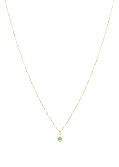 Mock necklace 18k emerald Necklaces