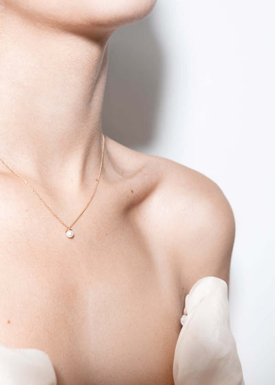 collar natalia 18k perla Collares