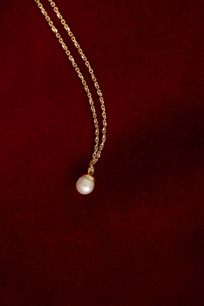collar natalia 18k perla Collares