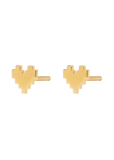 PIXEL Heart Mini Earrings Earrings