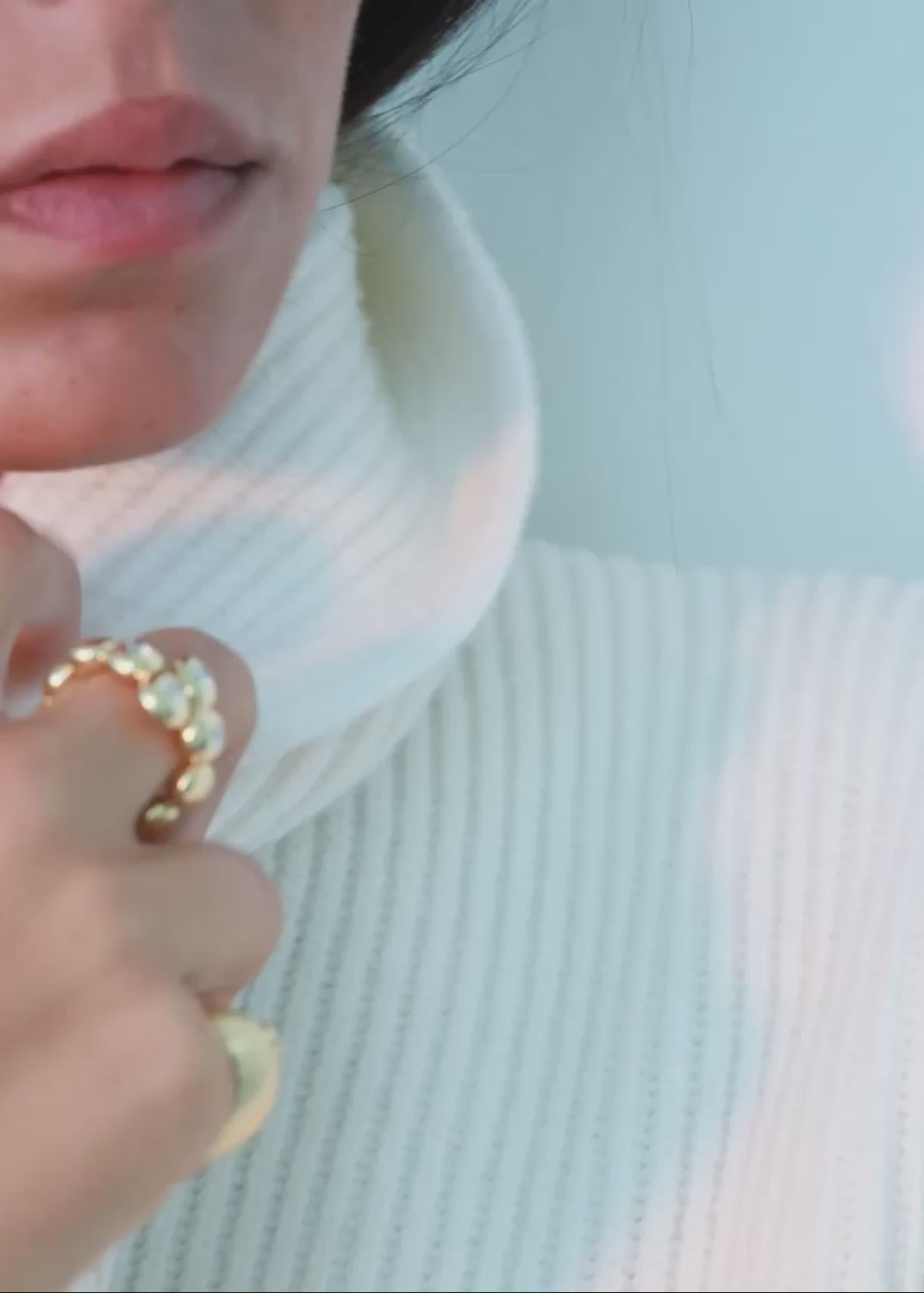 Cargar video: Pinky 18k diamond ring Rings