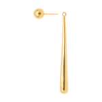 sade earrings in gold