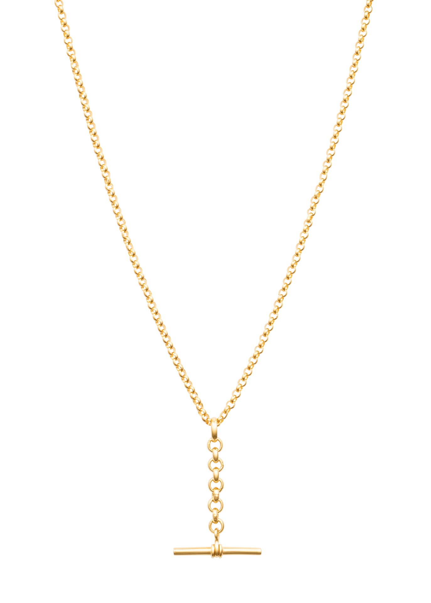 Collar con barra en T