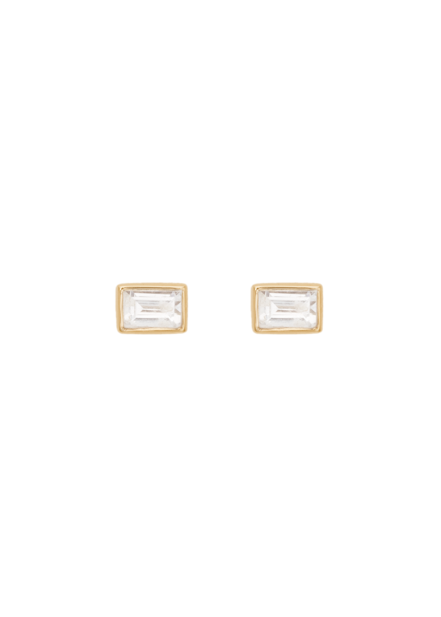 Los Pendientes Starter de Diamante en Oro de 18k