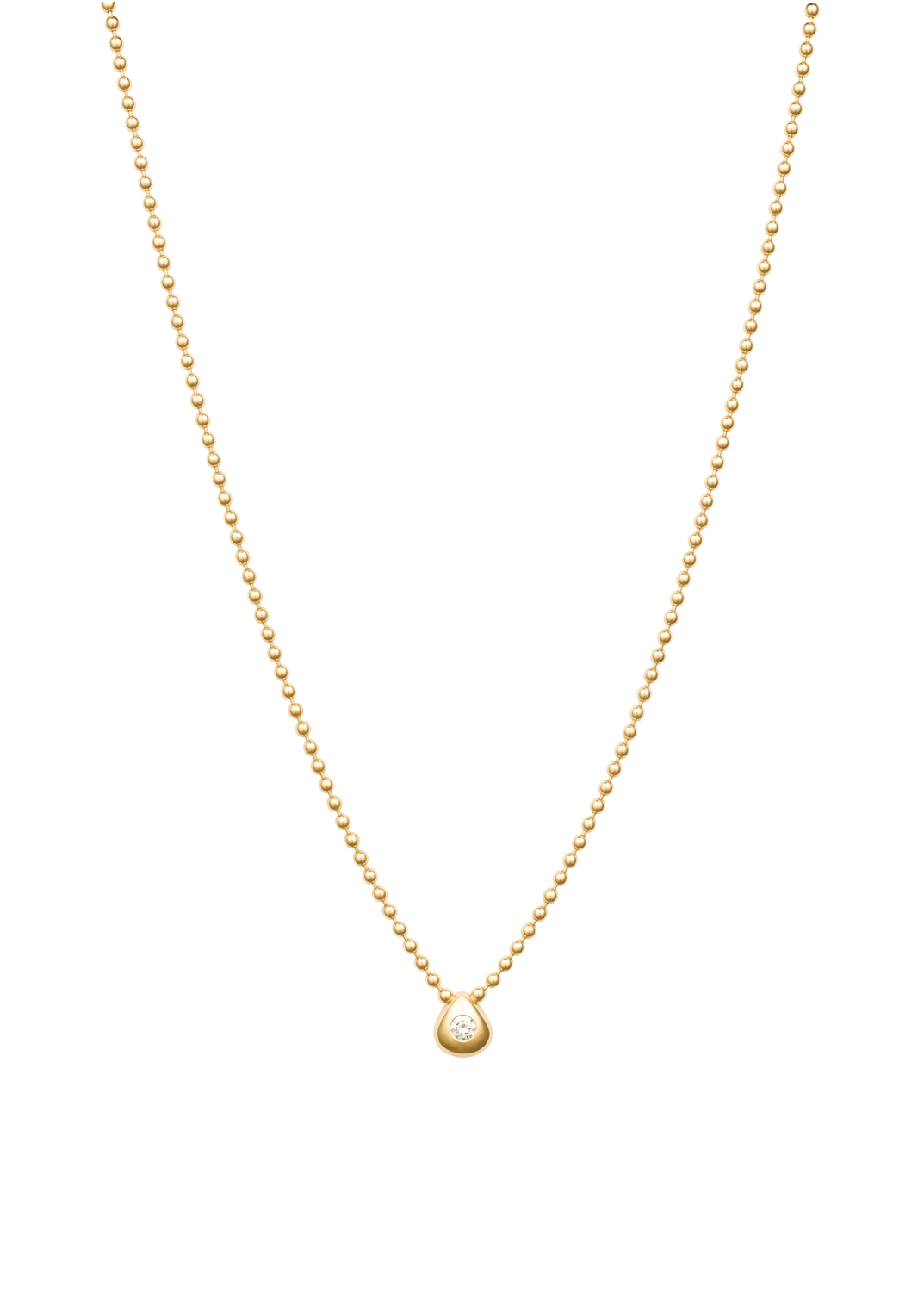 unperfect sphere 18k diamond collar