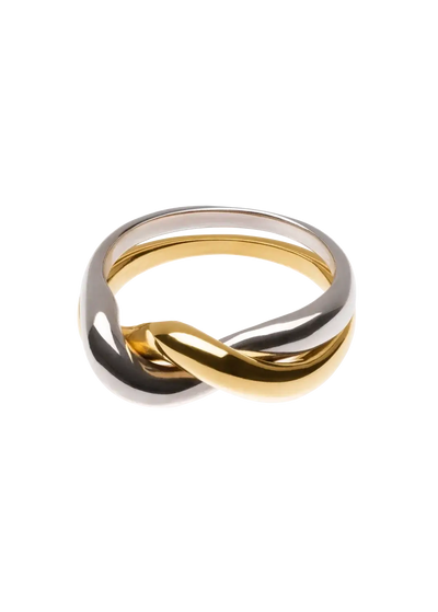 anillo doble tejido Anillos